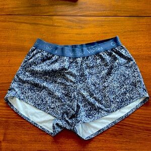 Outdoor Voices Blue Running Shorts